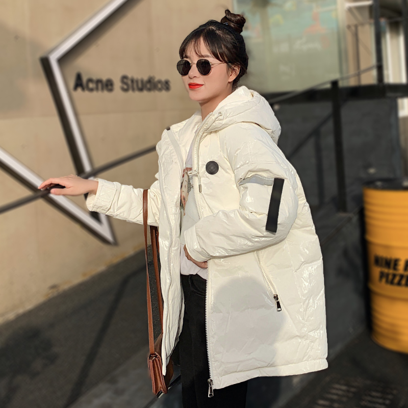 AJY117杜邦紙個性連帽寬松羽絨服 AJY117杜邦紙個性連帽寬松羽絨服